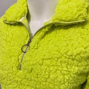 NEON CROPPED SWEATER